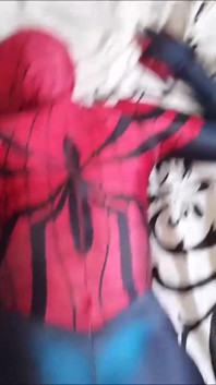 Novo boquete com fantasia de SpiderGirl