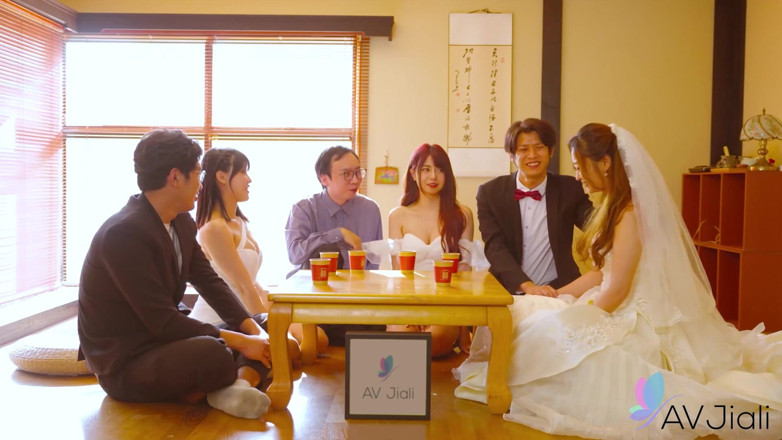 AV Jiali: Novio es por Sakura en su noche de bodas