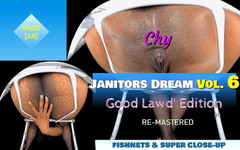 Ebony VR solos virtual reality adult films: Janitor's Fantasy Vol. 6 - Gros fishnets bbw &lărgire până-aproape Cur [re-stăpânit]