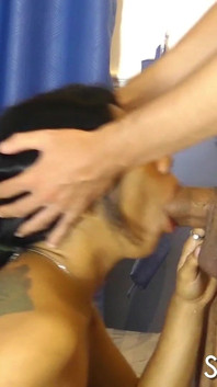Tiny Asian with Small Tits Rides a Cock Foreign