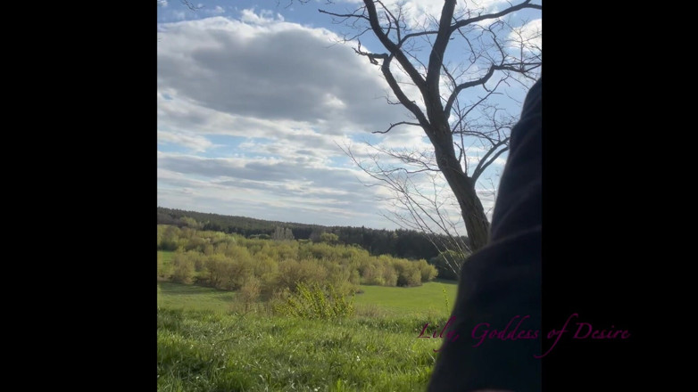 Lily, Goddess of Desire: Girl Masturbates in Public in the Mountains Like Lena Polański