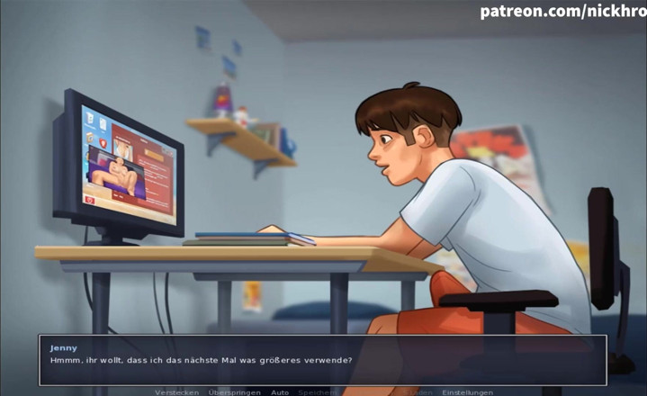Cartoon Universal: German cartoon part 71 - modella di webcam sorellastra
