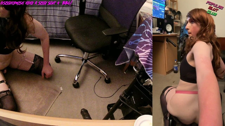SissyCDMish: Sissycdmish - podwójnie wypchana tyłek dziwka