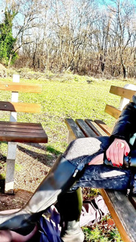 Boot Worship in a Park