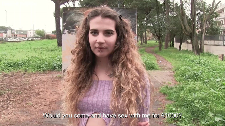 Indecent proposal: POV - 18-year-old Italian Girl Engaged, Accepts Indecent Proposal From Stranger