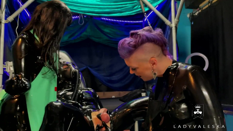 Lady Valeska: Fisting e afiação de seu gimp