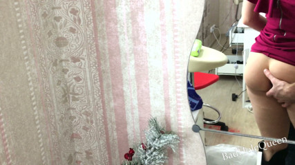 BadAnalQueen: Fucked a beautiful girl in a beauty salon, right in...