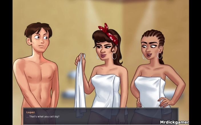 Hornysexes: Summertime saga anon ने अपनी प्रेमिका के साथ अच्छा समय लिया