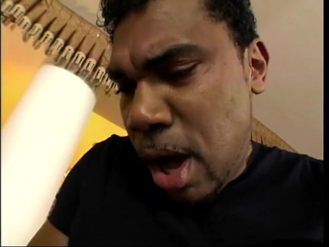First Black Sexperience: Blonde shows off her curves then get double penetrated by...