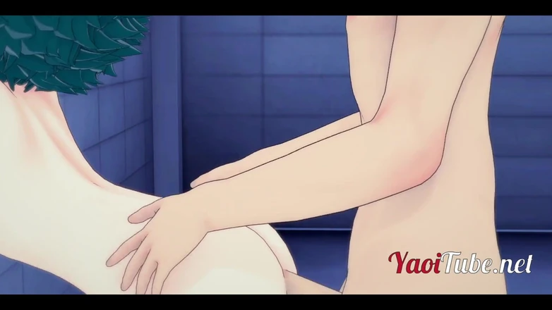 Yaoitube: Boku No Hero Yaoi - Orgy Todoroki, Kaminari, Deku Fuck Together...