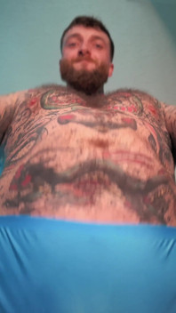 Tattooed Dom Worship Cumshot POV