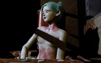 Rebbeca Has Sex Through a Hole in the Wall | Cyberpunk Edgerunners