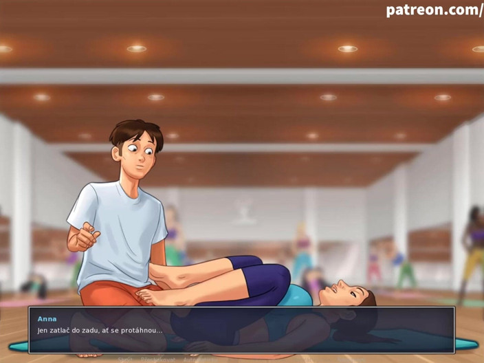 Cartoon Universal: Summertime saga 1부 - 섹시한 요가(체코 서브)