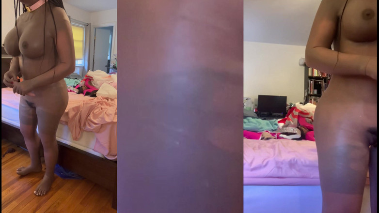 Deanna Doll: Awek hitam Danae dalam seluar panas seksi &amp; skimpy top - bahagian 2...