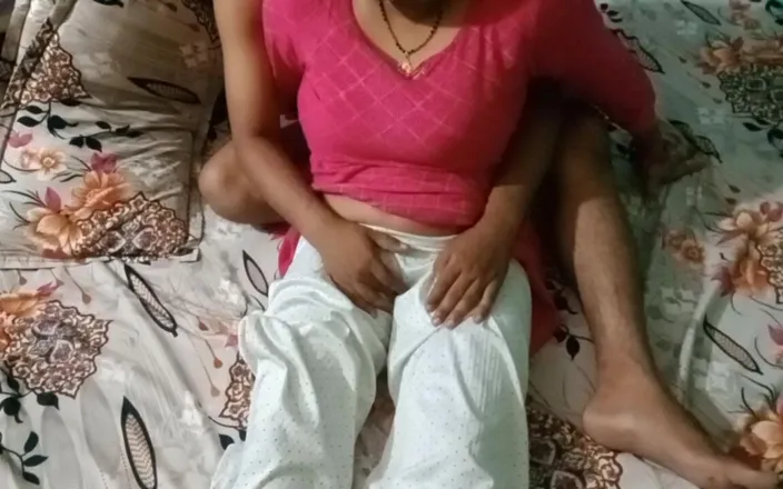 Manjushukla: Indian Beautiful Bhabhi Having Fun with Her Husband.