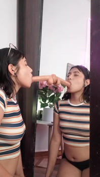 I Love How I Look in the Mirror Sucking