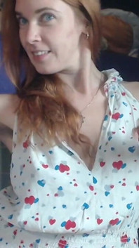 Muscles Flexing. Custom. Redhead Girl
