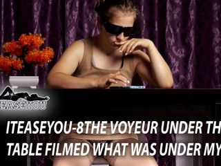 ITEASEYOU: Iteaseyou 8- cô thư ký mặc vớ khoe quần lót dưới...