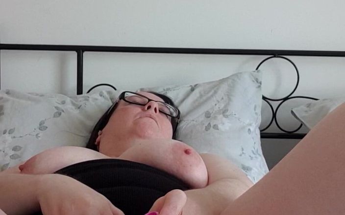 Littlevixen: Wife Playing with My Pink Rabbit Vibrator in Black Dress