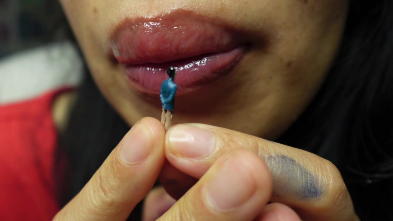 Asmr_mouth: Великанесса любит лизать тебя и сосать тебя всего в