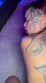 Tattooed Latina with Small Breasts Fucks Her Spanish Stepdad Hard