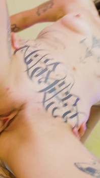 Interracial FMM Threesome with Squirt and Cum on Pussy