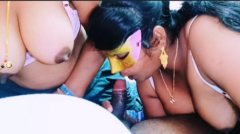 Telugu honey lips: Telugu Threesom StepFamily Wife Husbend and Bhabi Crezy Fucking Telugu...