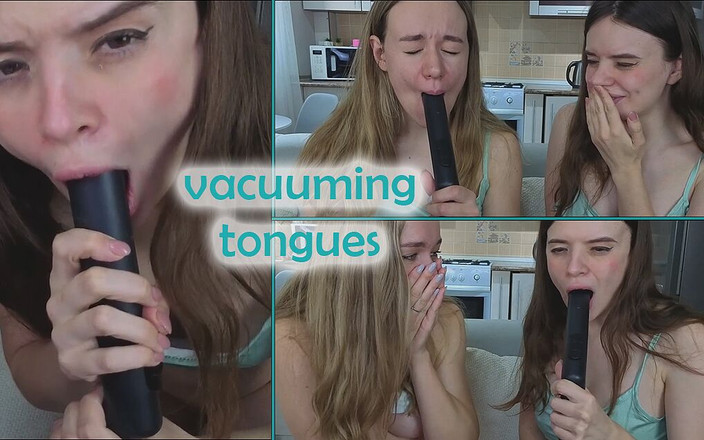 MargoAlisa: Die Zunge mit dem Staubsaugerrohr saugen