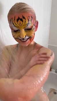 Tiger bodypaint chuveiro solo jogo