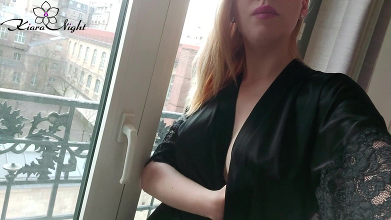 Kiara Night: Hot student record video for husband and play pussy