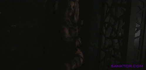 SANKTOR: Tattooed teen is dancing in the dark room