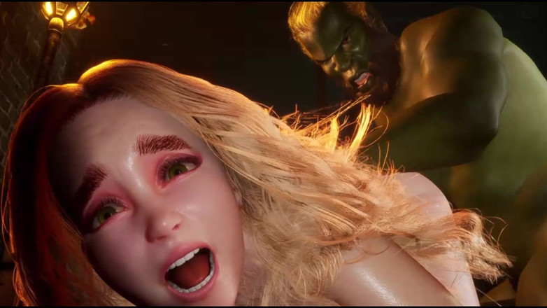 denisporco animation: Elves Princess and Laid Ogre Daungeon Master