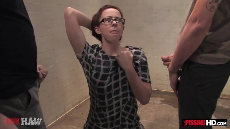Pissing HD: Naughty redhead Trinity Post is a filthy piss whore
