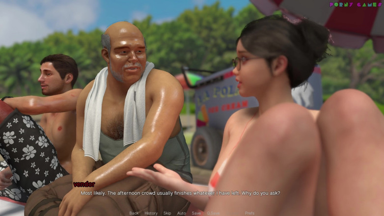 Porny Games: Suri rumah Mesra Oleh Busana Putih - Memakai Hanya Cat Badan...