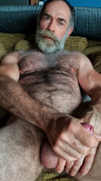 Hairy Stepdaddy Masturbates