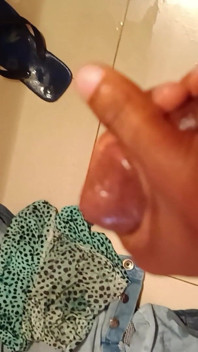 Hand Job. Bathroom