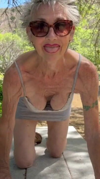 Crawling on the Picnic Table