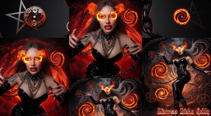 Goddess Misha Goldy: You Can Never Say No to My Swirling Eyes