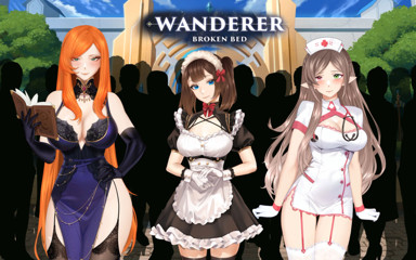 Adult Games by Andrae: Wanderer: Broken Bed Gameplay Part 1 - a Mysterious Journey Begins