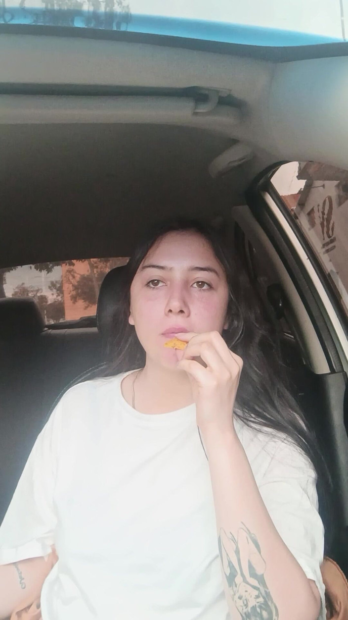 Golden domme: Eten in de auto