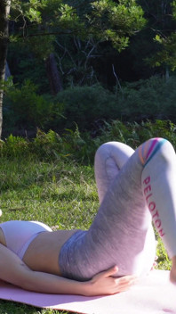 Relaxing Yoga Flow Wearing Leggings