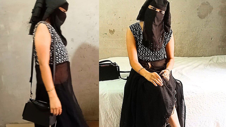 Dearshivani: Chica universitaria en hijab fue follada por polla sin cortar
