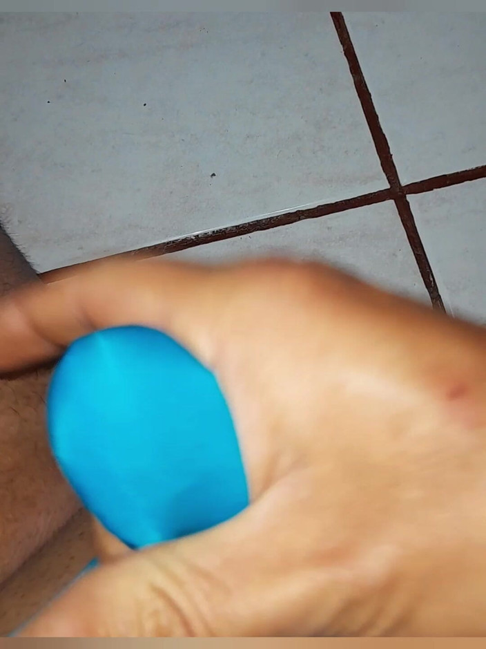 Davidandrexxx: Great Cum Using Blue Thong