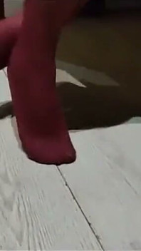 Picioare cu ciorapi din nailon 6