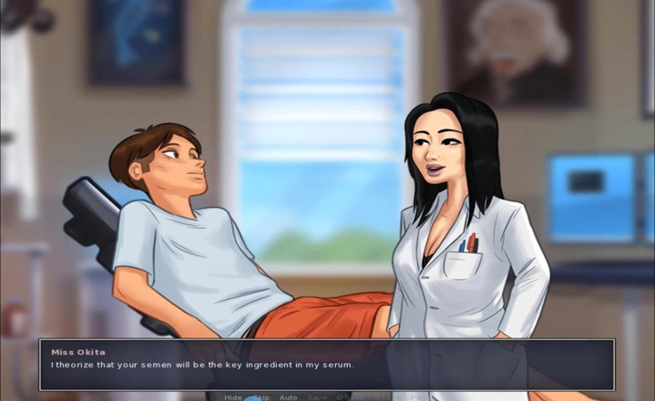 Hentai World: Summertime saga - Asian woman jerk my cock in college