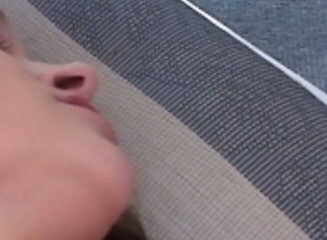Teens Get it Hard: Teen hard sex in hot outdoor threesome