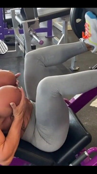 At the Gym Topless, Like This Video if You Would Workout with Me..‍