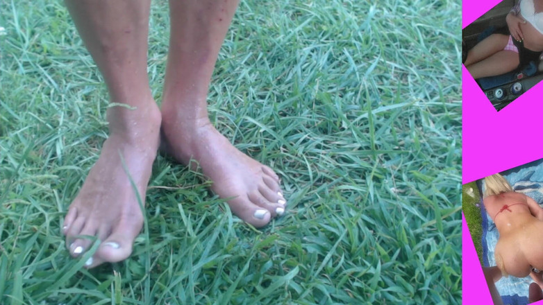 CdSissySarah: Sarah Pist Buiten in Haar Bikini. Uitzenden Op Chaturbate, Sarah...