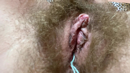 Cuteblonde666: I Came Twice During My Phase! Close up Hairy Pussy...