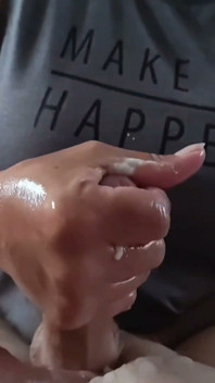 Handjob mit sperma-zusammenstellung